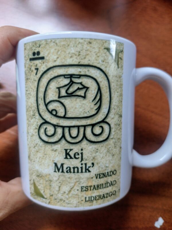 Taza con nawal maya personalizada
